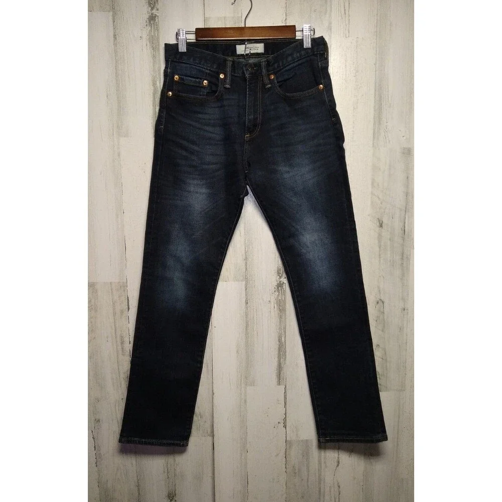 Gap For Good Jeans Mens Size 28x30 Blue Denim Stretch Slim Dark meas 30x30
